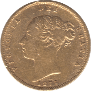 1877 GOLD HALF SOVEREIGN ( VF ) - Half Sovereign - Cambridgeshire Coins