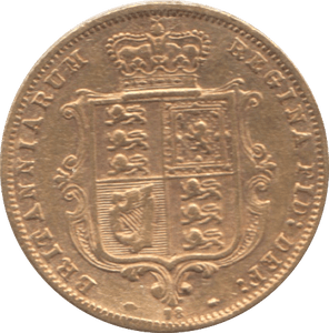 1877 GOLD HALF SOVEREIGN ( VF ) - Half Sovereign - Cambridgeshire Coins