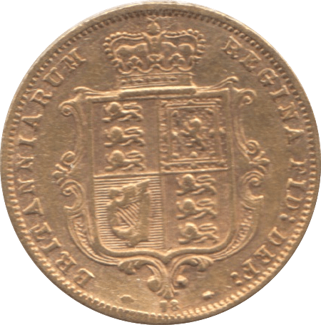 1877 GOLD HALF SOVEREIGN ( VF ) - Half Sovereign - Cambridgeshire Coins