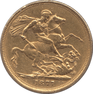 1877 GOLD SOVEREIGN ( GVF ) MELBOURNE MINT - Sovereign - Cambridgeshire Coins