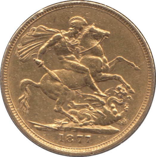 1877 GOLD SOVEREIGN ( GVF ) MELBOURNE MINT - Sovereign - Cambridgeshire Coins