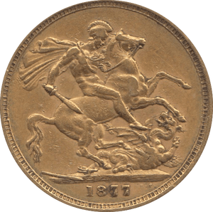 1877 GOLD SOVEREIGN MELBOURNE MINT - Sovereign - Cambridgeshire Coins