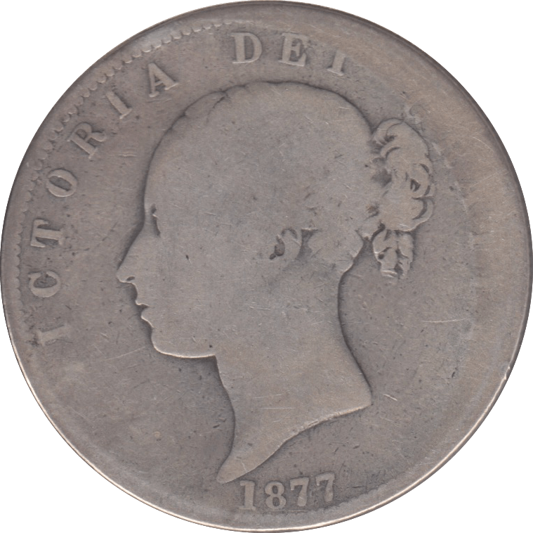 1877 HALFCROWN ( FAIR ) 4 - Halfcrown - Cambridgeshire Coins