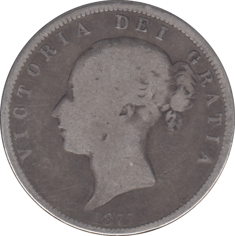 1877 HALFCROWN ( FAIR ) - Halfcrown - Cambridgeshire Coins