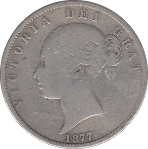 1877 HALFCROWN ( NF ) - Halfcrown - Cambridgeshire Coins