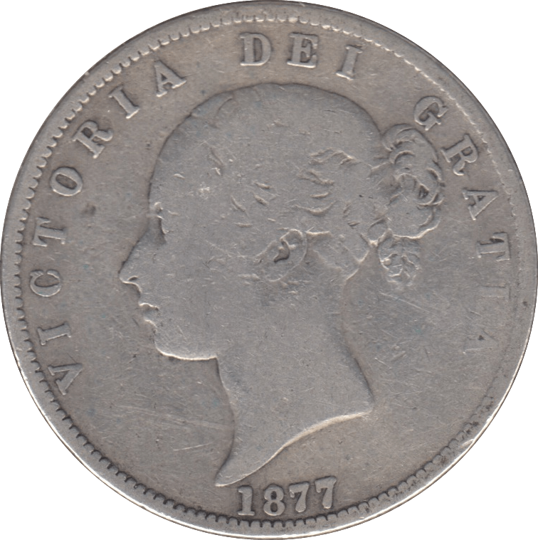 1877 HALFCROWN ( NF ) - Halfcrown - Cambridgeshire Coins