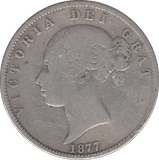 1877 HALFCROWN ( NF ) - Halfcrown - Cambridgeshire Coins