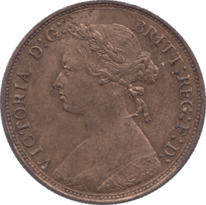 1877 HALFPENNY ( AUNC ) - Halfpenny - Cambridgeshire Coins