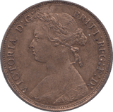 1877 HALFPENNY ( AUNC ) - Halfpenny - Cambridgeshire Coins