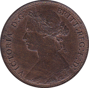 1877 HALFPENNY ( BU ) - Halfpenny - Cambridgeshire Coins