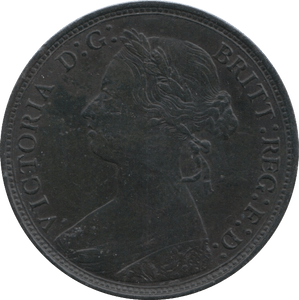 1877 HALFPENNY ( EF ) 8 - Halfpenny - Cambridgeshire Coins