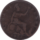 1877 HALFPENNY ( F ) - Halfpenny - Cambridgeshire Coins