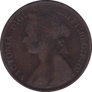 1877 HALFPENNY ( F ) - Halfpenny - Cambridgeshire Coins