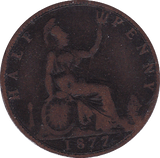 1877 HALFPENNY ( FAIR ) - Halfpenny - Cambridgeshire Coins