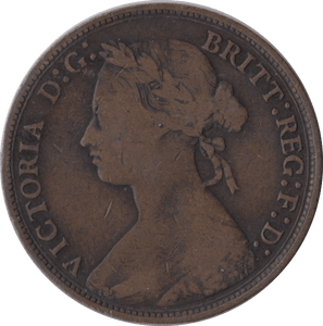 1877 HALFPENNY ( FINE ) - Halfpenny - Cambridgeshire Coins