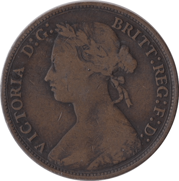1877 HALFPENNY ( FINE ) - Halfpenny - Cambridgeshire Coins