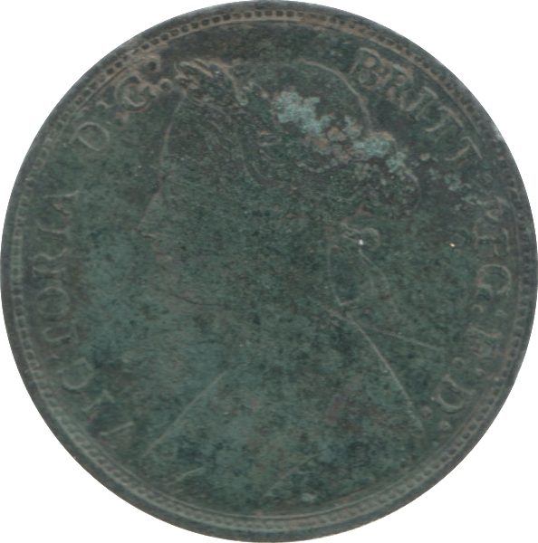 1877 HALFPENNY ( FINE ) - Halfpenny - Cambridgeshire Coins