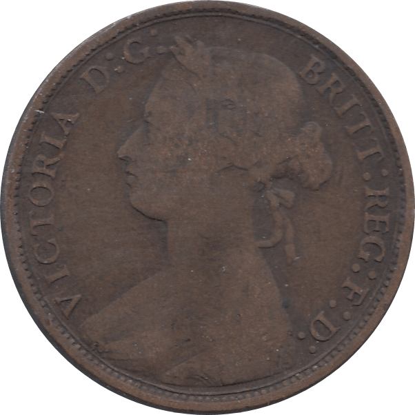 1877 HALFPENNY ( FINE ) - Halfpenny - Cambridgeshire Coins