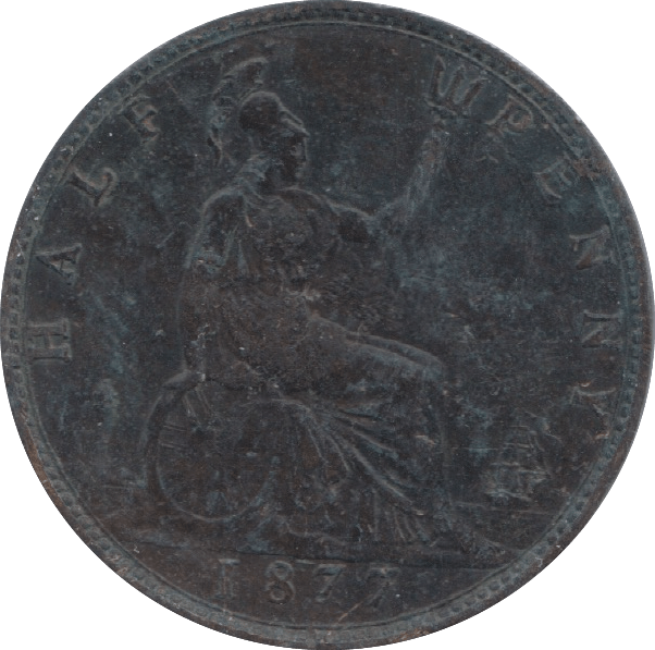 1877 HALFPENNY ( GVF ) 8 - HALFPENNY - Cambridgeshire Coins