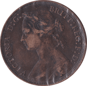 1877 HALFPENNY ( VF ) - Halfpenny - Cambridgeshire Coins
