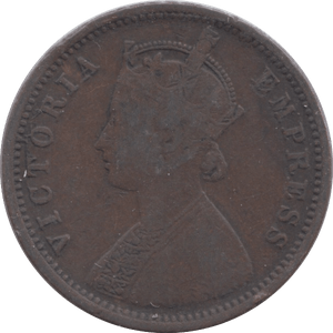 1877 INDIA 1/4 ANNA - WORLD COINS - Cambridgeshire Coins