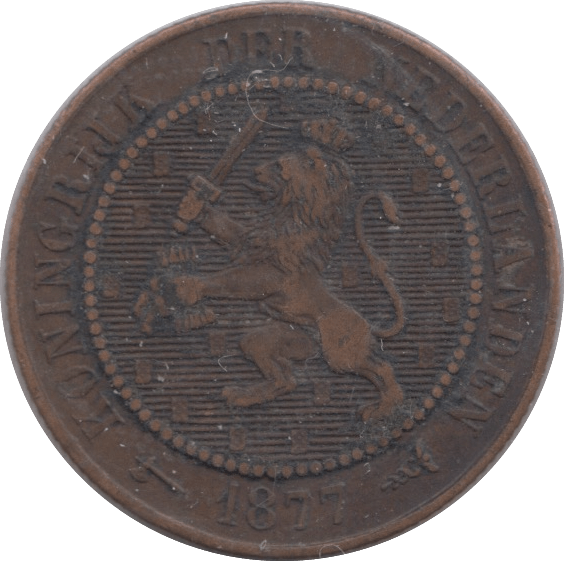 1877 NETHERLANDS TWO 1/2 CENTS - WORLD COINS - Cambridgeshire Coins