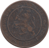 1877 NETHERLANDS TWO 1/2 CENTS - WORLD COINS - Cambridgeshire Coins