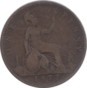 1877 PENNY ( FAIR ) 18 - Penny - Cambridgeshire Coins
