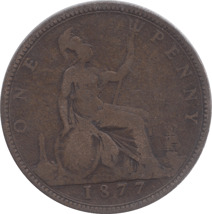1877 PENNY ( FAIR ) 18 - Penny - Cambridgeshire Coins