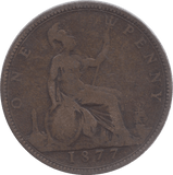 1877 PENNY ( FAIR ) 18 - Penny - Cambridgeshire Coins