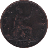 1877 PENNY ( GF ) - Penny - Cambridgeshire Coins