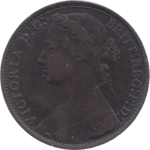 1877 PENNY ( GVF ) 7 - Penny - Cambridgeshire Coins