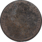 1877 PENNY ( VF ) DIRTY - Penny - Cambridgeshire Coins