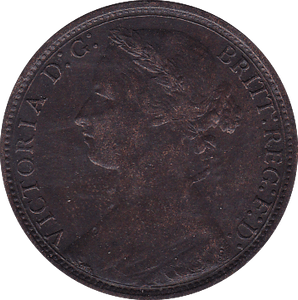 1877 PENNY ( VF ) . - Penny - Cambridgeshire Coins