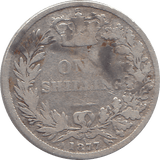 1877 SHILLING ( FAIR ) 4 - Shilling - Cambridgeshire Coins