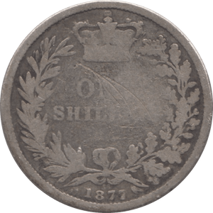 1877 SHILLING ( FAIR ) 6 - Shilling - Cambridgeshire Coins