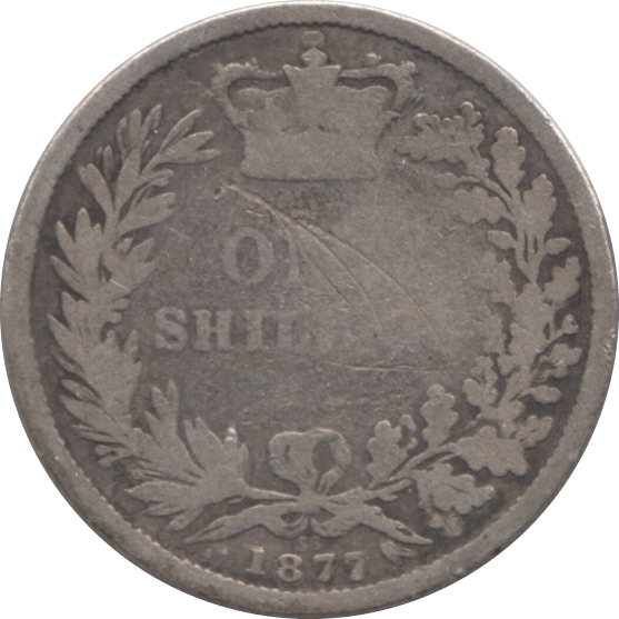 1877 SHILLING ( FAIR ) 6 - Shilling - Cambridgeshire Coins
