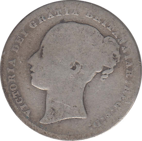 1877 SHILLING ( FAIR ) DIE 44 - Shilling - Cambridgeshire Coins
