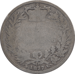 1877 SHILLING ( FAIR ) DIE 44 - Shilling - Cambridgeshire Coins