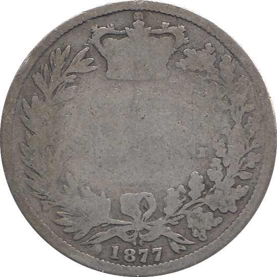 1877 SHILLING ( FAIR ) DIE 44 - Shilling - Cambridgeshire Coins