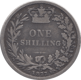 1877 SHILLING ( FAIR ) DIE 84 - Shilling - Cambridgeshire Coins