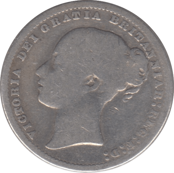 1877 SHILLING ( FINE ) DIE 12 - Shilling - Cambridgeshire Coins