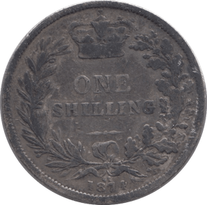 1877 SHILLING ( FINE ) DIE 41 - Shilling - Cambridgeshire Coins