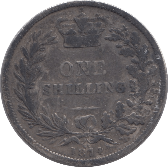1877 SHILLING ( FINE ) DIE 41 - Shilling - Cambridgeshire Coins