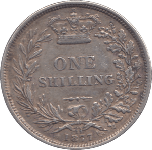 1877 SHILLING ( GVF ) DIE 17 - Shilling - Cambridgeshire Coins