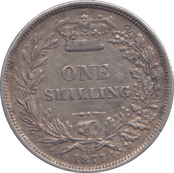 1877 SHILLING ( GVF ) DIE 17 - Shilling - Cambridgeshire Coins