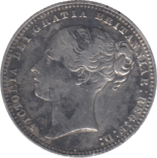 1877 SHILLING ( GVF ) DIE 1 - Shilling - Cambridgeshire Coins