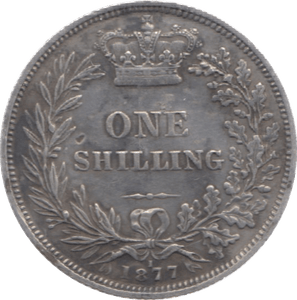 1877 SHILLING ( GVF ) DIE 1 - Shilling - Cambridgeshire Coins