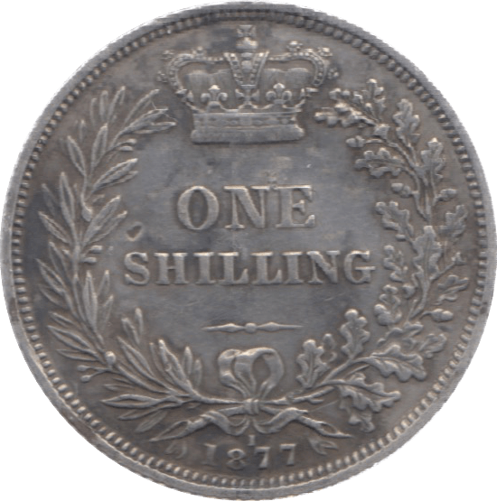1877 SHILLING ( GVF ) DIE 1 - Shilling - Cambridgeshire Coins