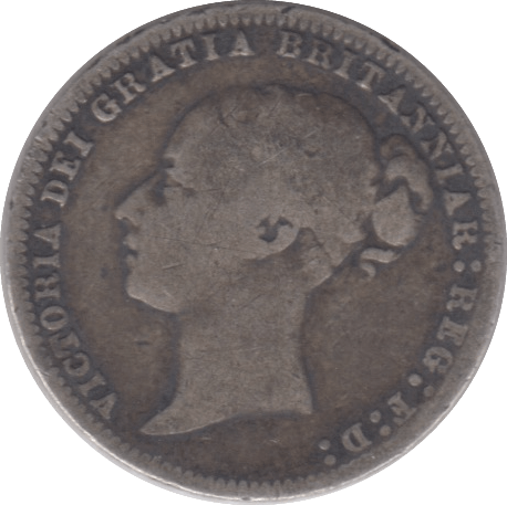 1877 SIXPENCE ( FINE ) - Sixpence - Cambridgeshire Coins